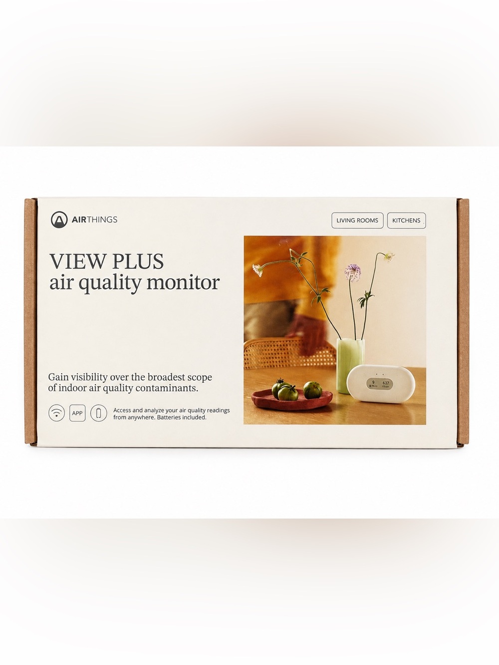 Airthings View Plus 2960 Radon & Indoor Air Quality Monitor